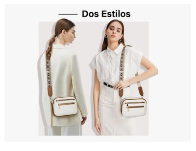 Foto 2 | Foto 2 | Bolsa Dama Xtellar Bolsos Bandolera Crossbody Mariconera Mujer