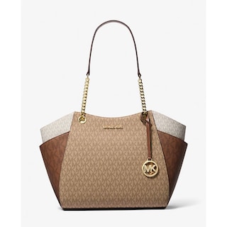 Foto 1 | Foto 1 | Bolsa Michael Kors Jet Set Grande Con Bloques De Colores Camelmulti - Venta Internacional.