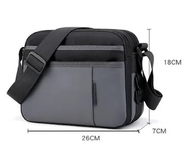 Foto 2 | Foto 2 | Bolsa Bandolera Multifunción Malubero color Gris de Nailon para Hombre