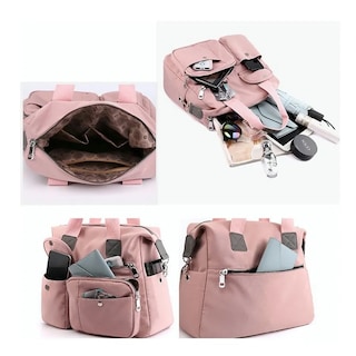 Foto 3 | Foto 3 | Bolso Multifuncional Moda para Mujeres Urbana color Rosa