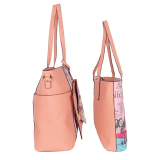 Foto 2 | Foto 2 | Set Nicole Lee Bolsa Shopper Cuadrada y Clutch Venecia
