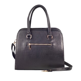 Foto 2 | Foto 2 | Bolso Tote Camila A Ángelozano Negro Piel Vacuna Y Applicación Piel Pitón