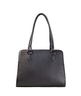 Foto 2 | Foto 2 | Bolso Tote A Ángelozano Modelo Salma Piel Charol Y Telar Artesanal Color Negro