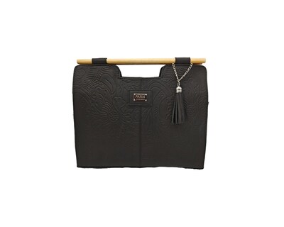 Foto 1 | Foto 1 | Bolsa En Piel Vacuno Cincelada Fana Teresita Negro