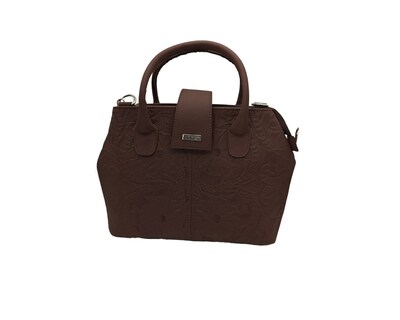 Foto 1 | Foto 1 | Bolsa En Piel Vacuno Cincelada Fana Marbella Chocolate