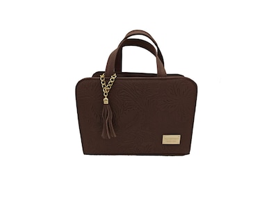 Foto 1 | Foto 1 | Bolsa En Piel Vacuno Cincelada Fana Patricia Chocolate