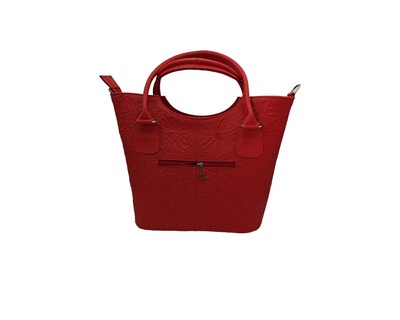 Foto 3 | Foto 3 | Bolsa En Piel Vacuno Cincelada Fana Wendy Rojo