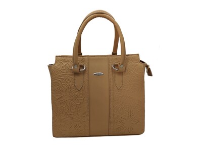 Foto 1 | Foto 1 | Bolsa En Piel Vacuno Cincelada Fana Camila Camel
