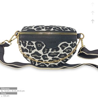 Foto 4 | Foto 4 | Bolso Bandolera Shendy Vendy Leopardo con Cadena de Metal para Mujer
