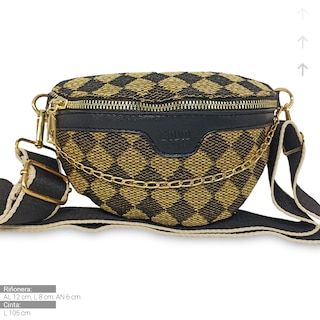 Foto 4 | Foto 4 | Bolso Bandolera De Un Hombro Shendy Vendy Con Cadena De Metal Para Mujer Rombo Café