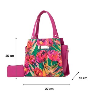 Foto 3 | Foto 3 | Bolsa Yute Para Mujer Fana Victoria Color Buganvilia Premium