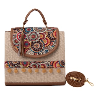 Foto 1 | Foto 1 | Bolso Yute De Mujer Fana Roma Color Camel Reforzada