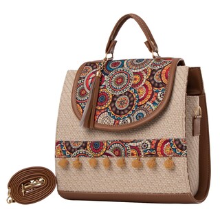 Foto 2 | Foto 2 | Bolso Yute De Mujer Fana Roma Color Camel Reforzada