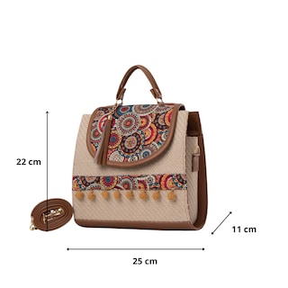 Foto 3 | Foto 3 | Bolso Yute De Mujer Fana Roma Color Camel Reforzada