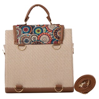 Foto 4 | Foto 4 | Bolso Yute De Mujer Fana Roma Color Camel Reforzada