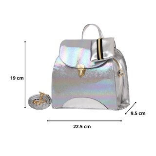 Foto 3 | Foto 3 | Bolsa De Niña Fana Trini Color Plata Con Asas