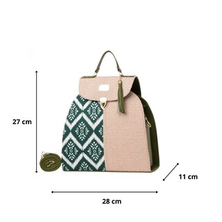 Foto 3 | Foto 3 | Bolsa Yute De Mujer Fana Tana Color Verde Especial