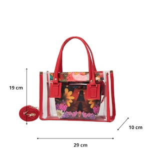 Foto 3 | Foto 3 | Bolso Para Mujer Fana Saya Color Rojo Reforzada