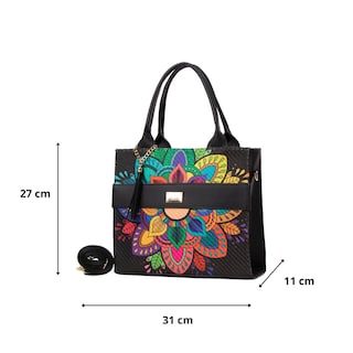 Foto 3 | Foto 3 | Bolsa Yute Para Mujer Fana Suri Color Negro Con Asas