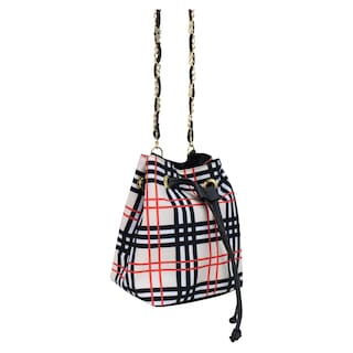 Foto 2 | Foto 2 | Bolso Para Dama Negro Escoces Rojo Textil/sintetico Rubi Nueva Imagen