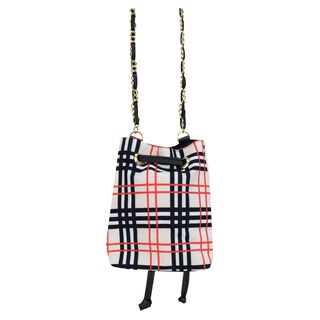 Foto 3 | Foto 3 | Bolso Para Dama Negro Escoces Rojo Textil/sintetico Rubi Nueva Imagen