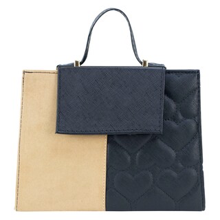 Foto 1 | Foto 1 | Bolso Para Dama Negro Durazno Corazón Textil/sintetico Gina Nueva Imagen