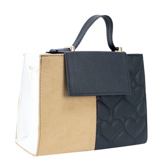 Foto 2 | Foto 2 | Bolso Para Dama Negro Durazno Corazón Textil/sintetico Gina Nueva Imagen