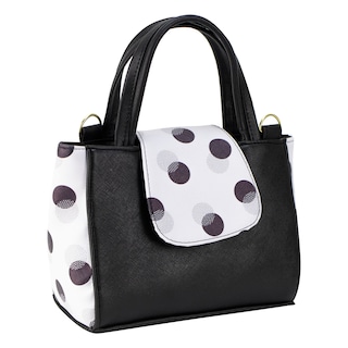 Foto 2 | Foto 2 | Bolso Para Dama Negro Lunares Sintetico Genoveva Nueva Imagen