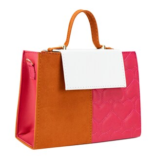 Foto 2 | Foto 2 | Bolso Para Dama Fiusha Durazno Corazón Textil/sintetico Gina Nueva Imagen