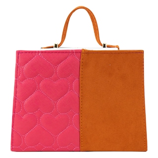 Foto 3 | Foto 3 | Bolso Para Dama Fiusha Durazno Corazón Textil/sintetico Gina Nueva Imagen