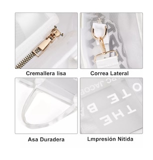 Foto 3 | Foto 3 | Thetotebag Bolso Mano Mujer Blanco