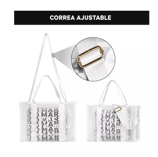 Foto 4 | Foto 4 | Thetotebag Bolso Mano Mujer Blanco