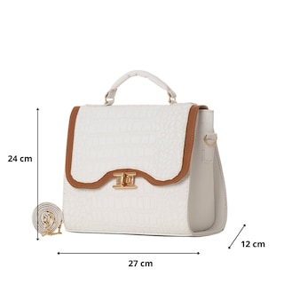 Foto 2 | Foto 2 | Bolsa Para Mujer Fana Belen Color Blanco Elegante M3824 !!!