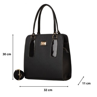 Foto 2 | Foto 2 | Bolsa Para Mujer Fana Cruz Color Negro Premium M3868 !!!