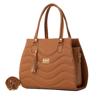 Foto 1 | Foto 1 | Bolsa Para Mujer Fana Alissa Color Camel Reforzada M3766 !!!