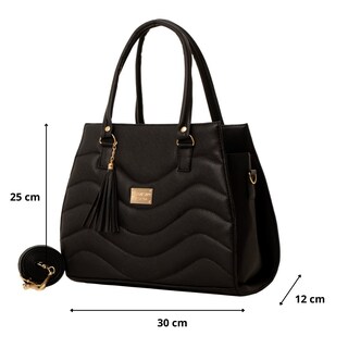 Foto 2 | Foto 2 | Bolsa Para Mujer Fana Alissa Color Negro Fashions M3770 !!!