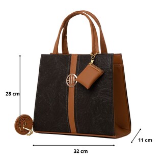 Foto 2 | Foto 2 | Bolso De Mujer Fana Alola Color Café Elegante M3727 !!!