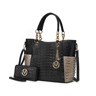 Foto 1 | Foto 1 | Bolsa De Mano Mkf Collection Merlina Con Estampado De Cocodrilo Sintético - Venta Internacional.