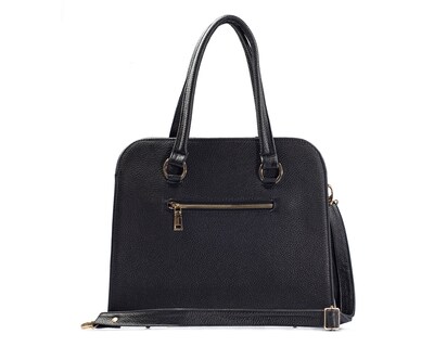 Foto 3 | Foto 3 | Bolso Tote A Ángelozano De Piel Vacuna Con Telar Étnico, Modelo Camila