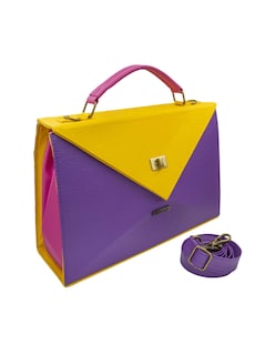 Foto 2 | Foto 2 | Bolso Crossbody Siena Luminosa Bicolor Hereje Para Dama