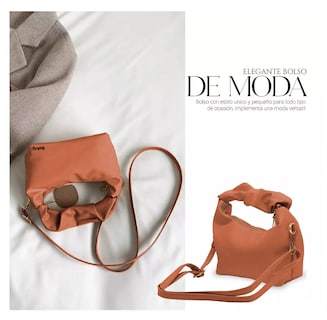 Foto 4 | Foto 4 | Bolso De Mano Belug Tipo Piel Para Mujer Marron