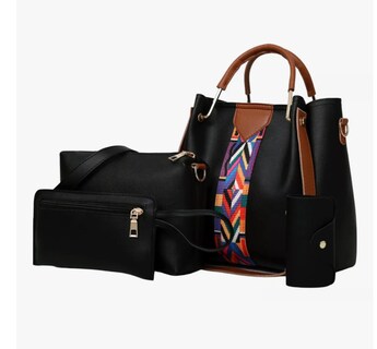 Foto 1 | Foto 1 | Set 4 Bolsas Mujer Moda Dama Crossbody Cosmetiquera