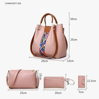 Foto 3 | Foto 3 | Set 4 Bolsas Mujer Moda Dama Crossbody Cosmetiquera