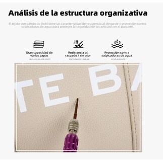 Foto 6 | Foto 6 | Thetotebag Bolsos Para Mujer Pu Capacidad