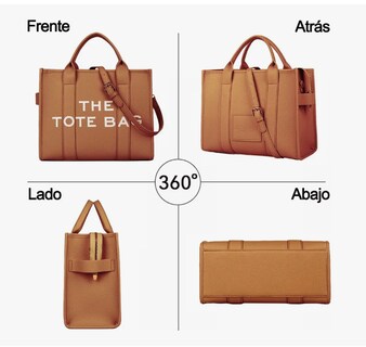 Foto 3 | Foto 3 | Thetotebag Bolsos Para Mujer Pu Capacidad Cercanías Color Marron
