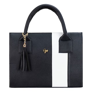 Foto 1 | Foto 1 | Bolso Para Dama Negro Dapra Blanco Sintetico Julieta Nueva Imagen