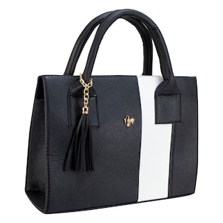Foto 2 | Foto 2 | Bolso Para Dama Negro Dapra Blanco Sintetico Julieta Nueva Imagen