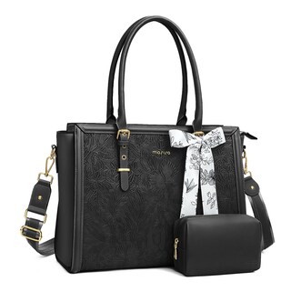 Foto 1 | Foto 1 | Bolsa Mosiso Para Ordenador Portátil, Piel Sintética, 17-17,3 Pulgadas, Para Mujer, Color Negro - Venta Internacional.