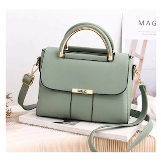 Foto 4 | Foto 4 | Bolsos De Mano Y Hombro Para Mujer Bandolera Lab.g, Verde Claro