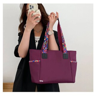 Foto 4 | Foto 4 | Bolso Mano Tote Gran Capacidad Ligero Belug, Violeta